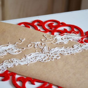 Peacock Dance - Ready Made Lace