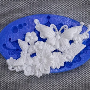 Butterfly Duet - Bas Relief Embelishment