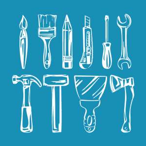 Handy Man - Mesh Stencil