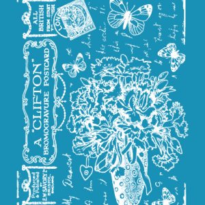 Bromogravure Postcard – Mesh Stencil