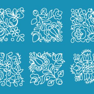 Floral Mandala Tiles – Mesh Stencil