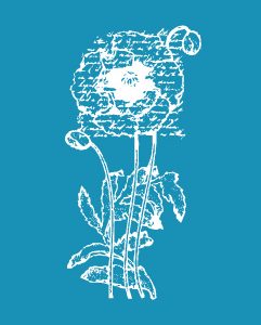 Floral Words - Mini Mesh