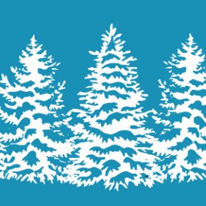 Forest Trees – Mesh Stencil