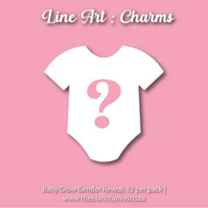 Baby Grow Gender Reveal : Line Art Charms