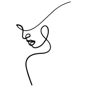 Belle âme - Line Art Silhouette
