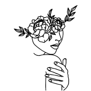 Ethereal - Line Art Silhouette