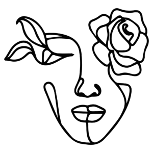 Line Art Silhouette - Jet'aime