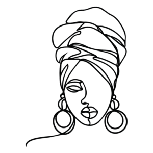 Khumo - Line Art Silhouette
